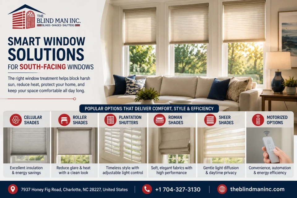 smart window solution for south-facing window