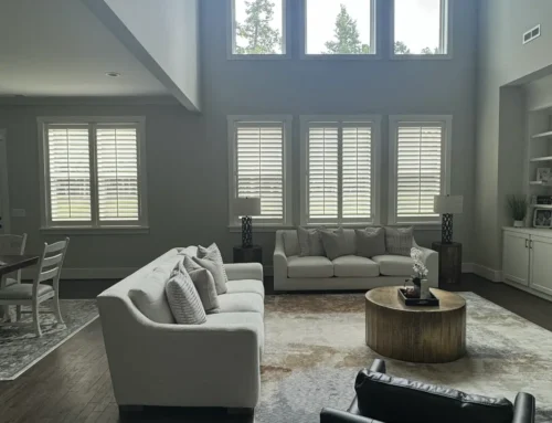 The Winter Work-From-Home Look: Blinds That Keep Screens Clear and Rooms Calm