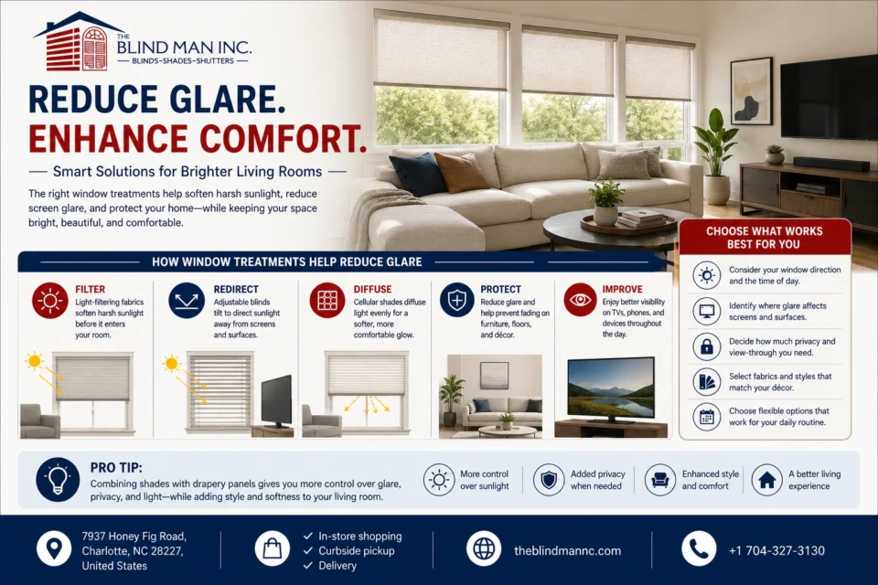 reduce glare enhance comfort