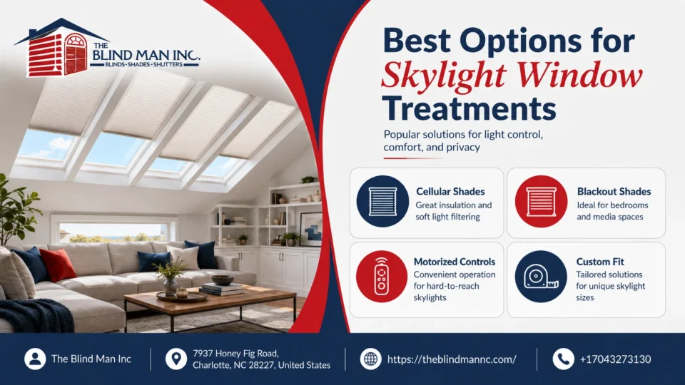 best options for skylight window treatments