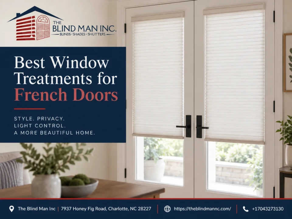 best window treatments for french windows
