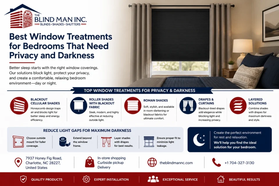 Best window treatment for bedroom