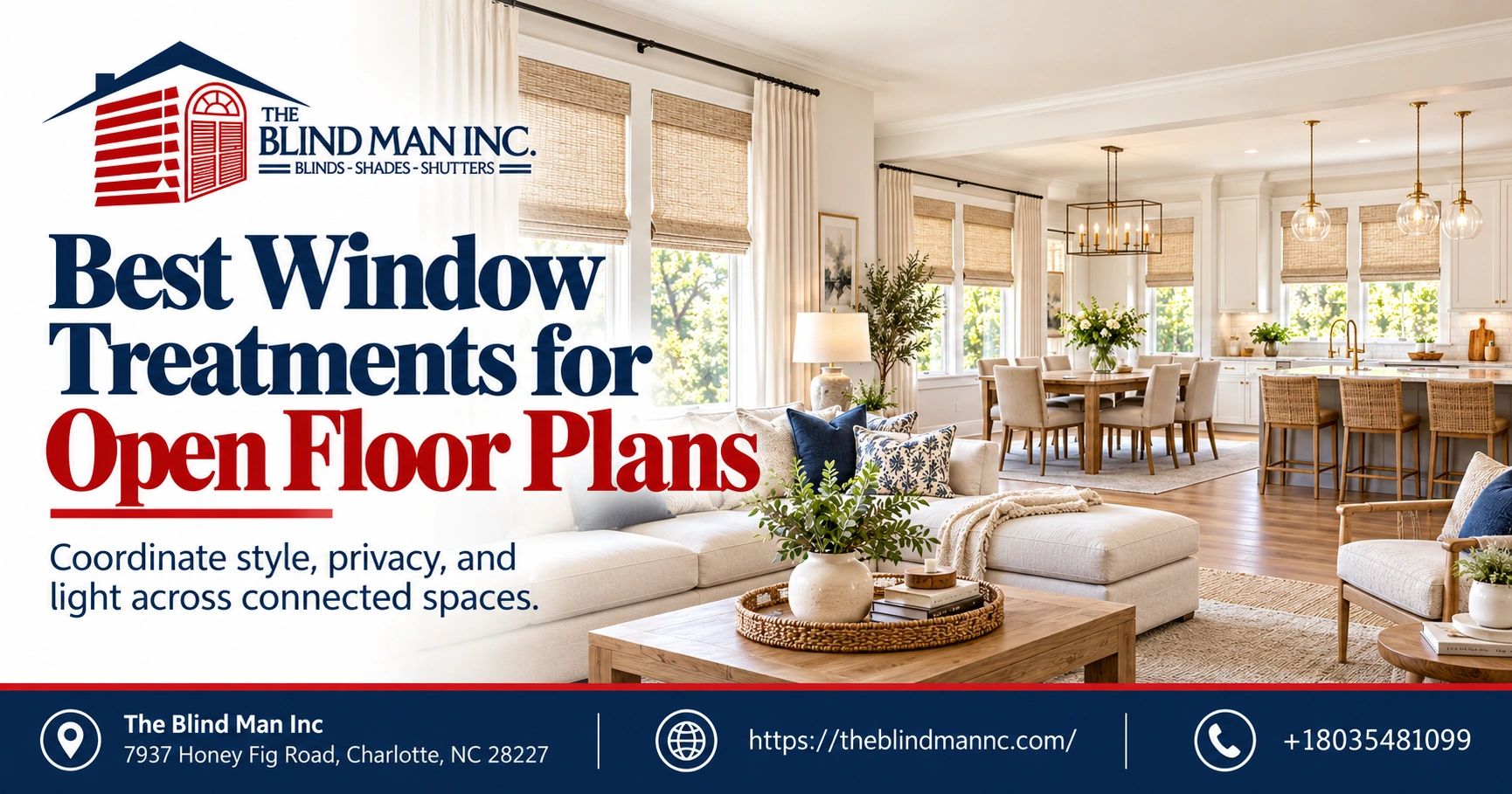 Best Window Treatments for Open Floor Plans
