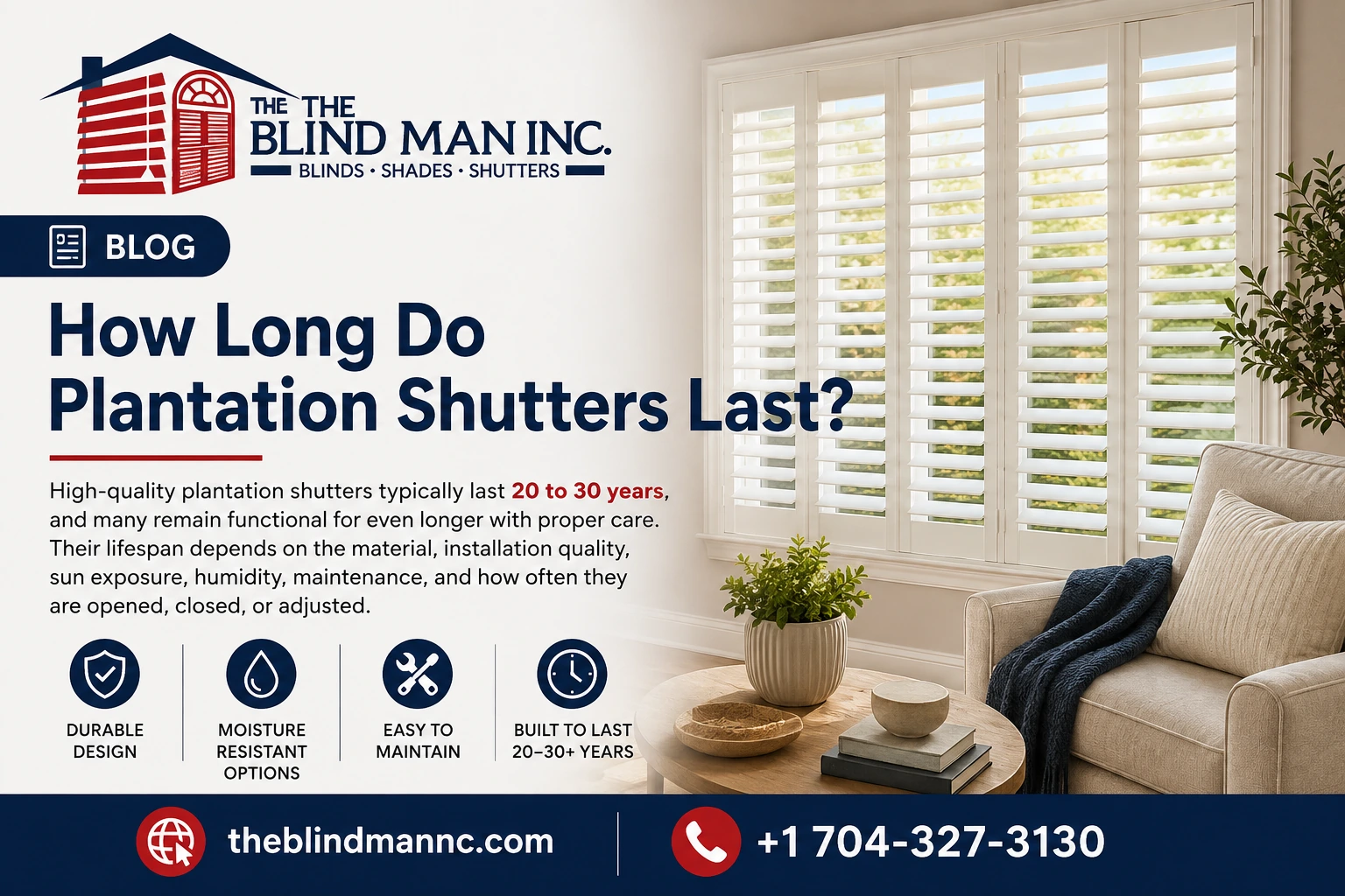 How Long do plantation shutter last